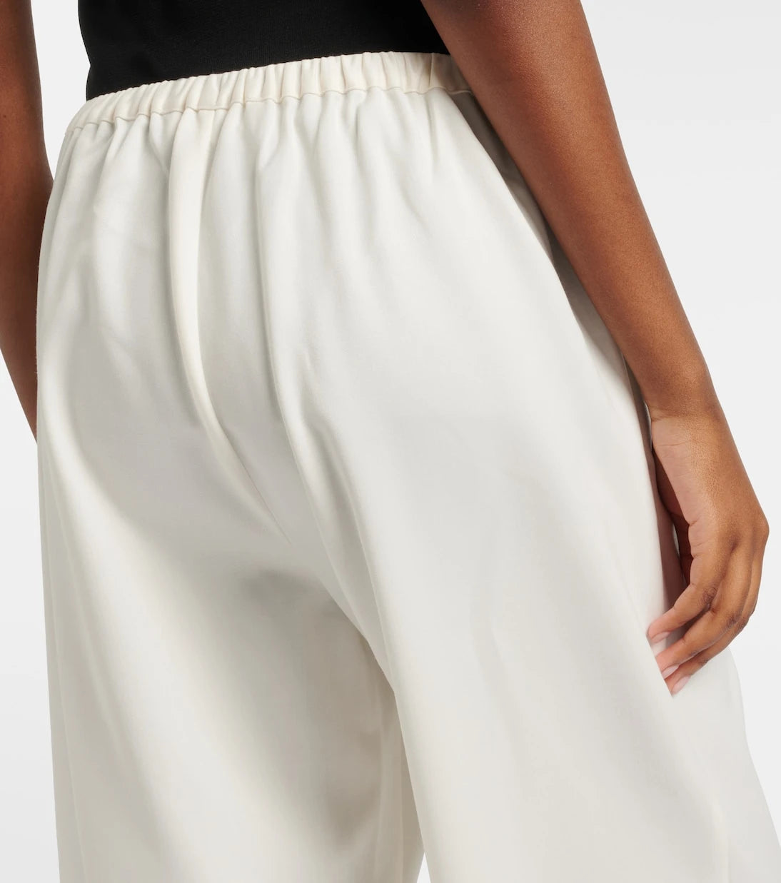 Róhe - Wool-blend cropped wide-leg pants
