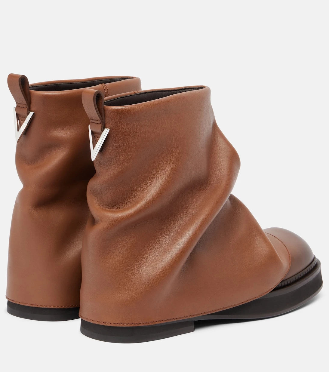 The Attico - Mini Robin leather combat boots