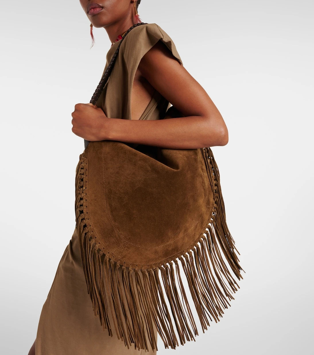 Isabel Marant - Oskan Soft Large suede shoulder bag