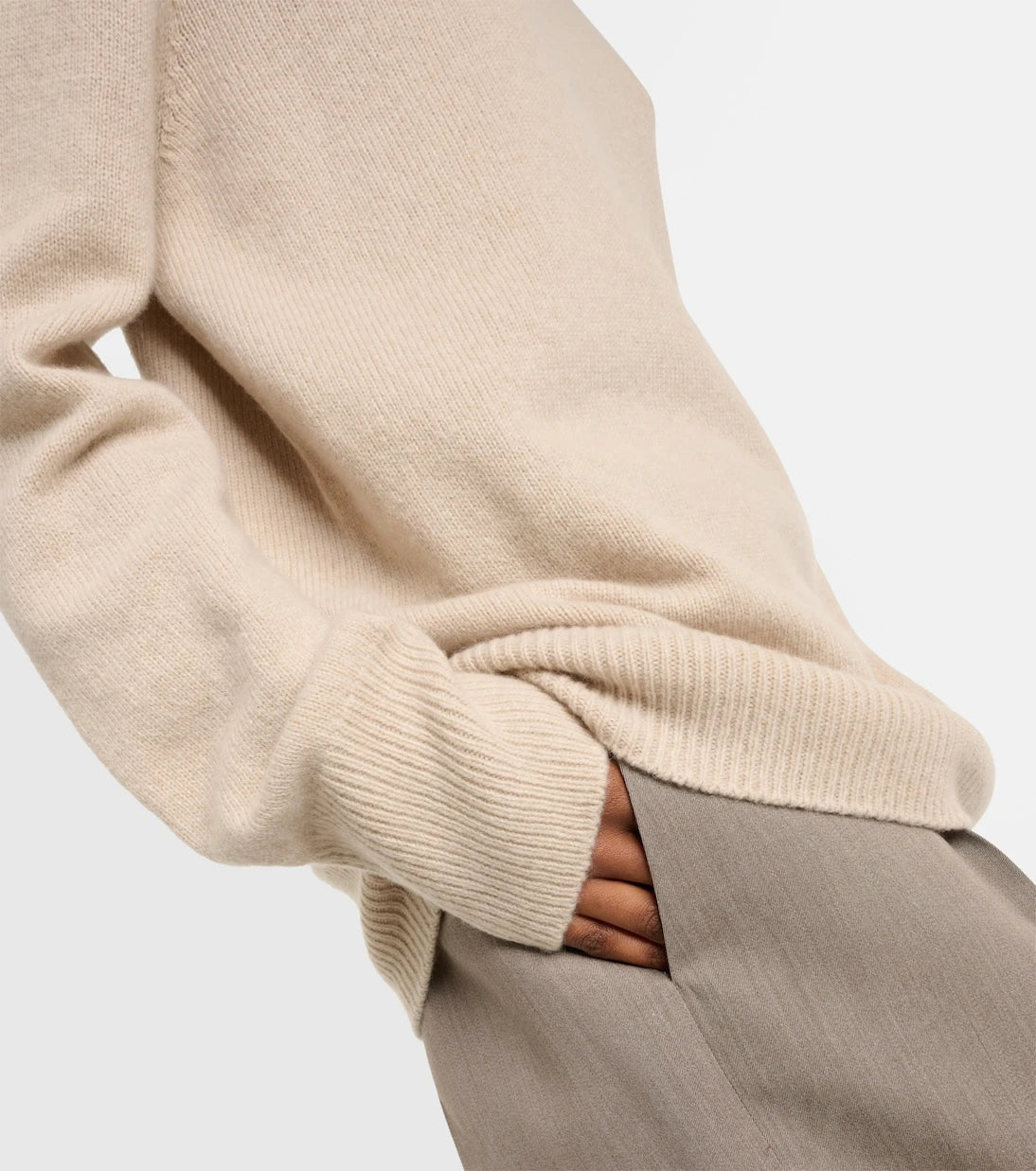 The Row - Stepny wool and cashmere turtleneck sweater