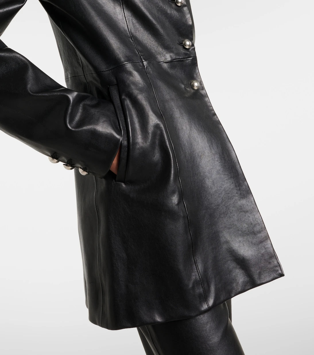 Nour Hammour - Parlor leather jacket