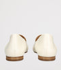 Dear Frances White Leather Gio Loafers