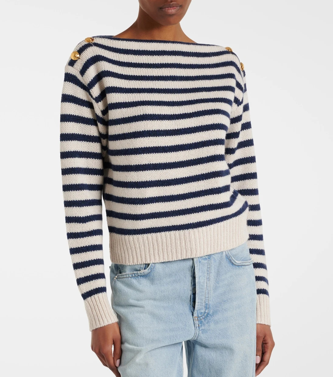 Nili Lotan - Tandy striped cashmere sweater