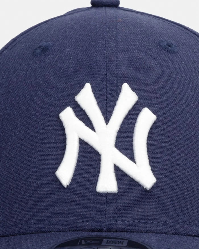 New Era şapka siperlikli keten LINEN 940 MC NYY