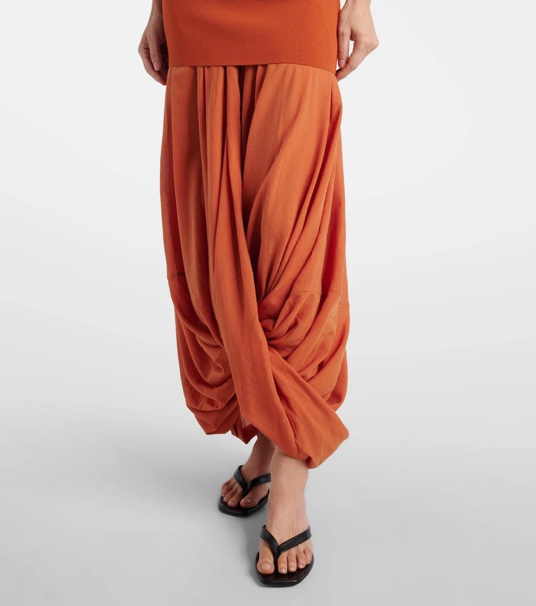 Toteme - Cocoon jersey midi dress