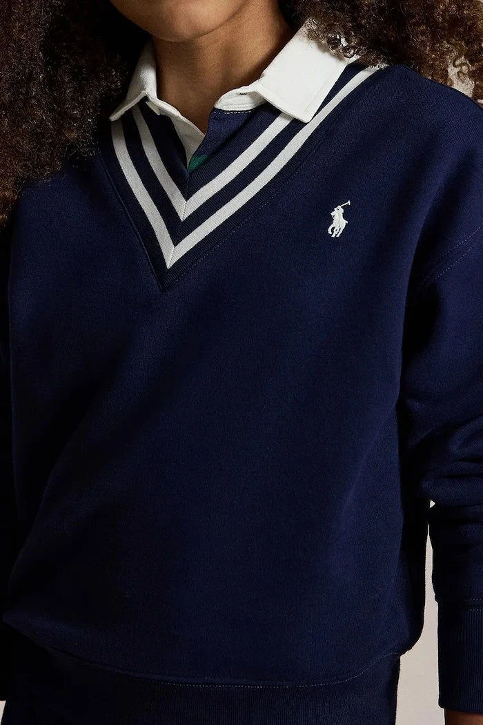 Çocuklar için pamuklu Polo Ralph Lauren sweatshirt