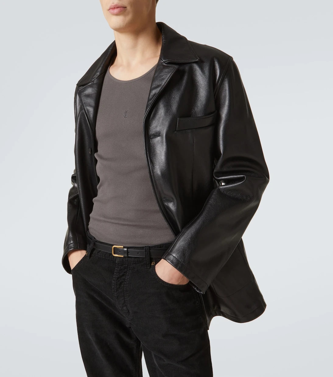 Saint Laurent - Leather belt