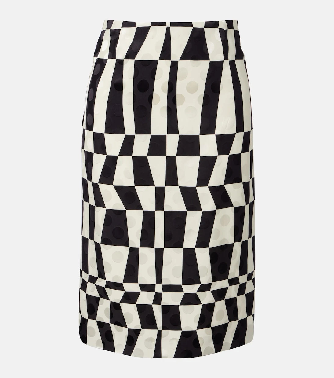 Dries Van Noten - Printed pencil skirt