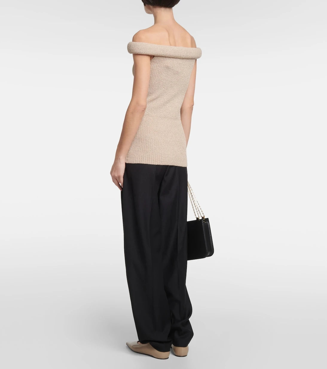 Toteme - Knitted off-shoulder top