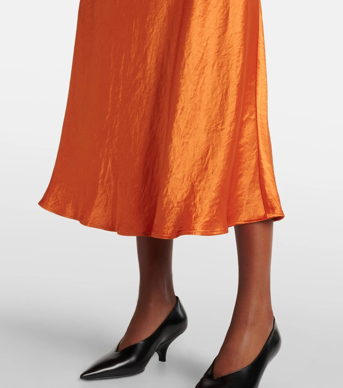Max Mara - Leisure Alessio satin midi skirt