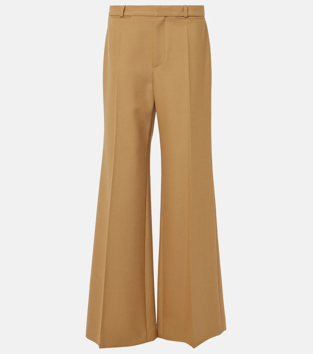Chloé - Wool grain de poudre flared pants