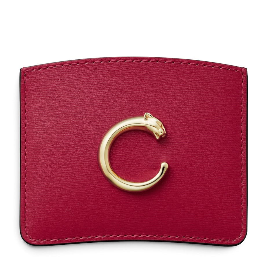 Red Panthère de Cartier Simple Card Holder