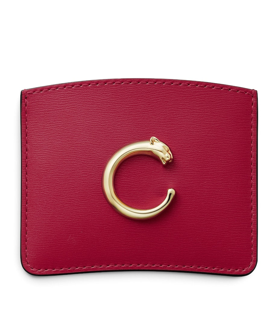 Red Panthère de Cartier Simple Card Holder