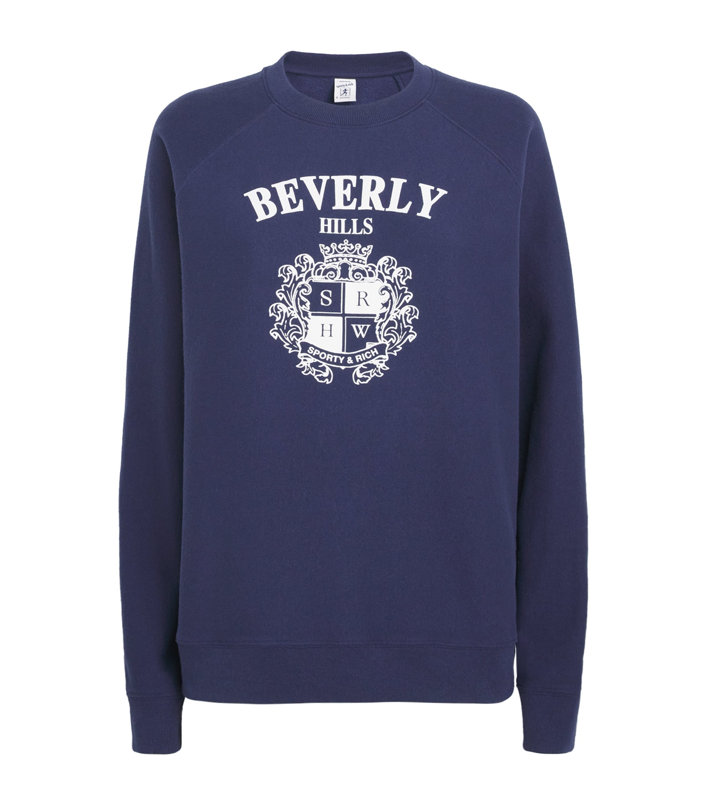 Navy Beverly Hills Crest Sweatshirt