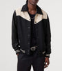 Multi Leather-Trim Endleton Bomber Jacket