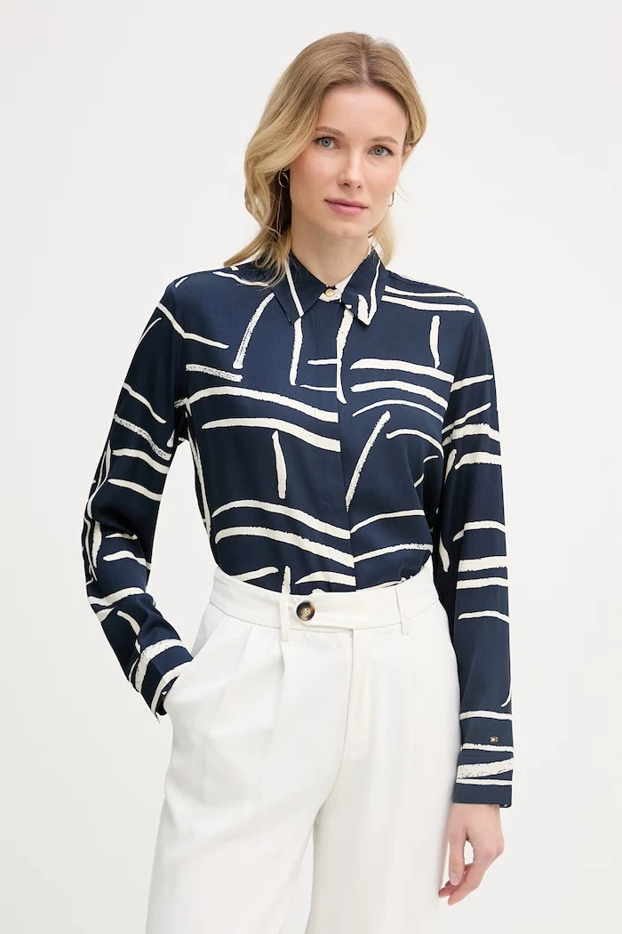 Tommy Hilfiger риза дамска от вискоза