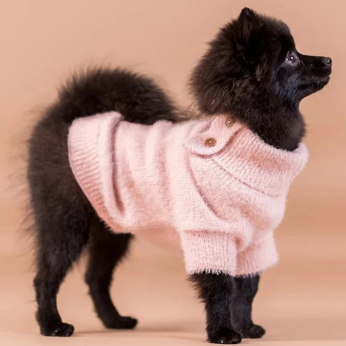 PAIKKA Furry Knit Sweater Köpek Kazakı 45 x 20 x 1,9 cm