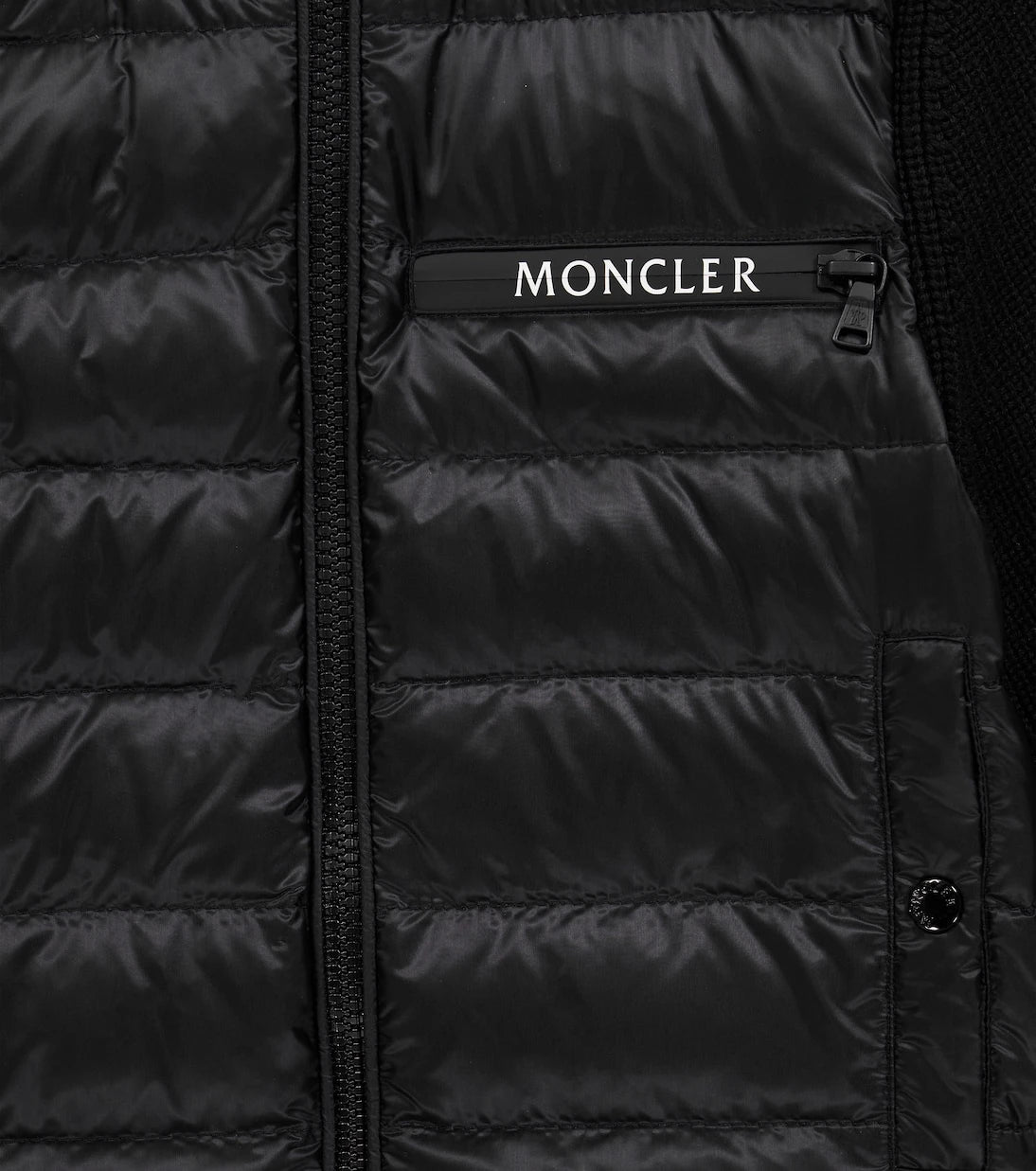 Moncler Enfant - Kapitone kuş tüyü ceket