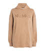 Max Mara Beige Cotton-Blend Logo Hoodie