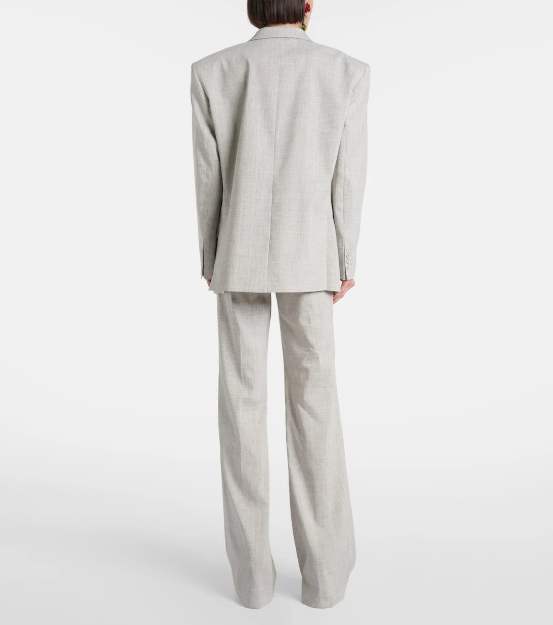 Magda Butrym - Oversized linen and wool blazer