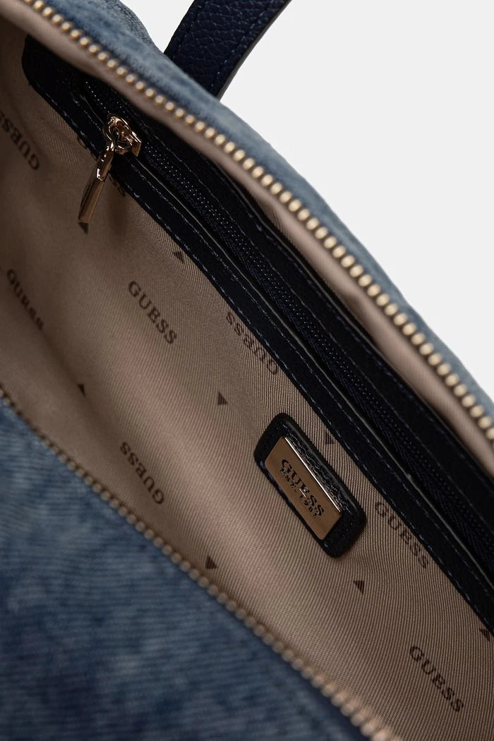 Guess denim kadın crossbody çanta KASSIE