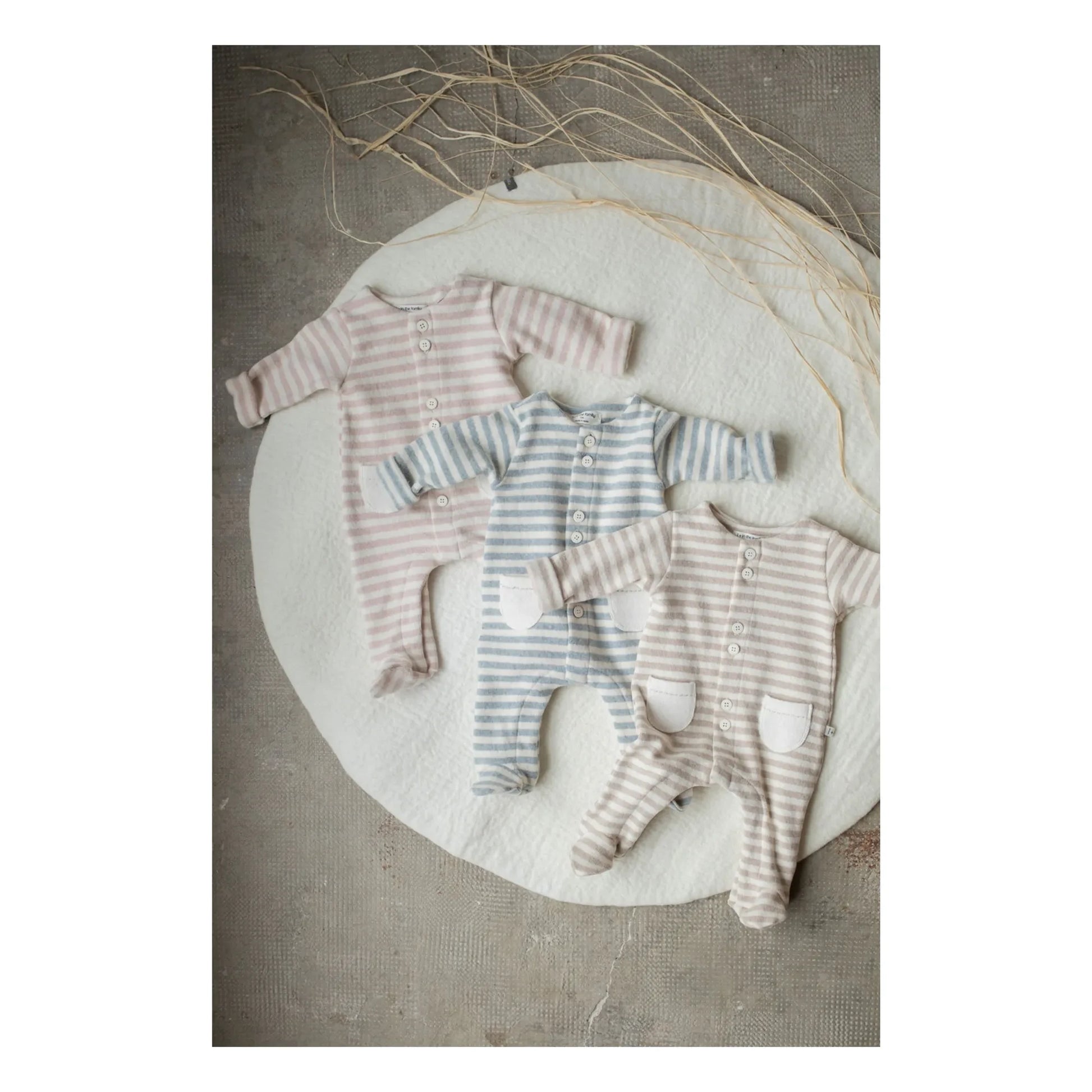 1+ in the family - Milo pyjamas | Grey blue