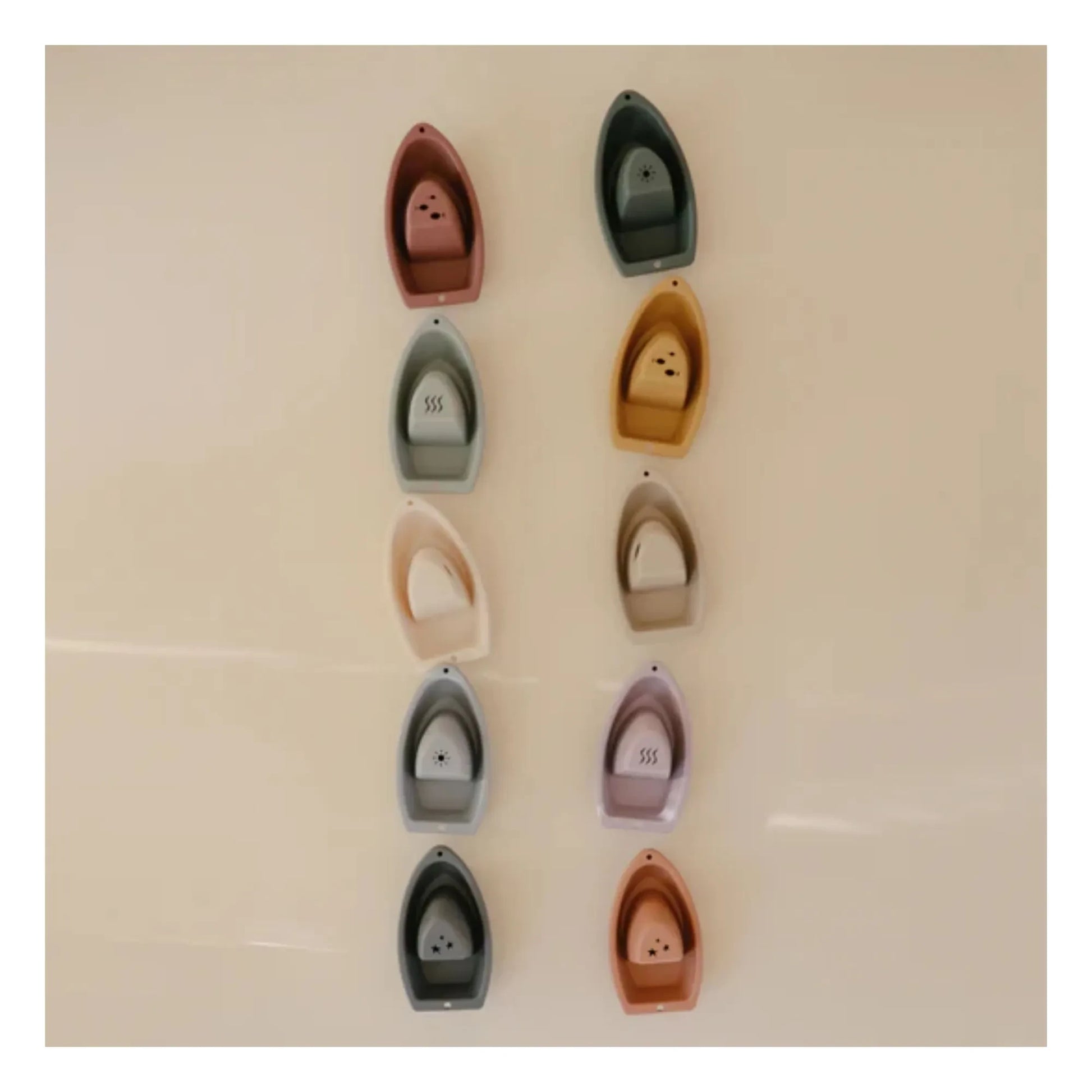 Mushie - Bateaux bath toys - Set of 5