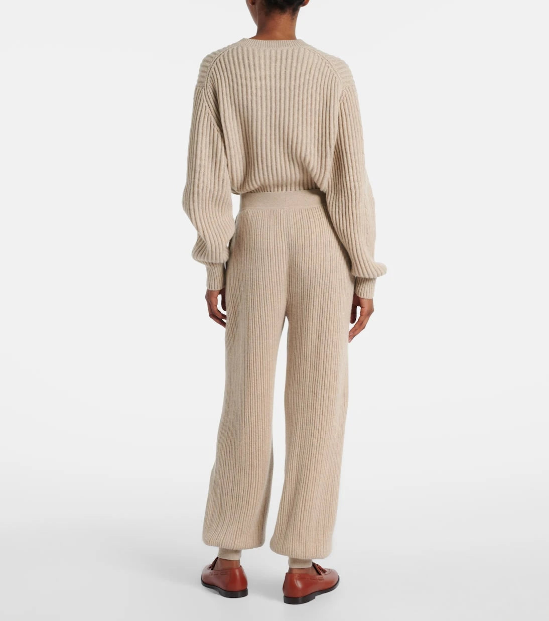 Loro Piana - Plane Tree ribbed-knit cashmere sweatpants