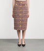 Tweed Tai Midi Pencil Skirt MAUVE/TANMULTITWEED