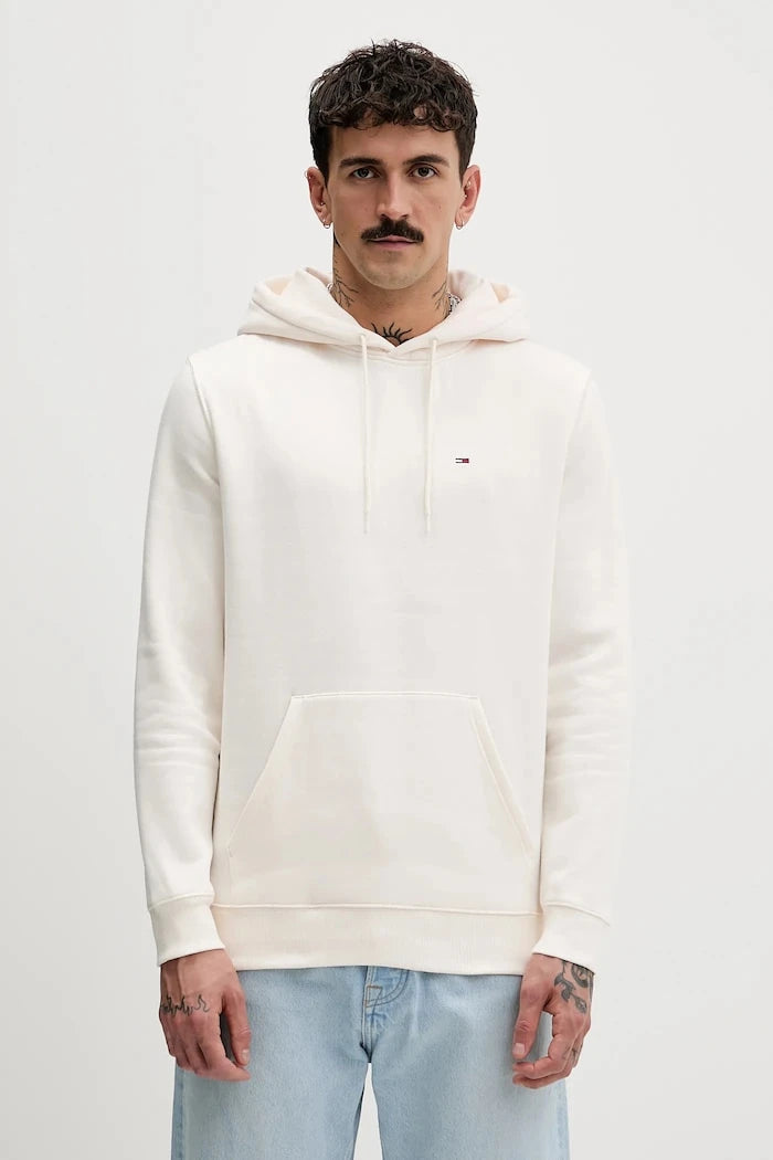 Tommy Jeans Erkek Pamuklu Kapüşonlu Sweatshirt