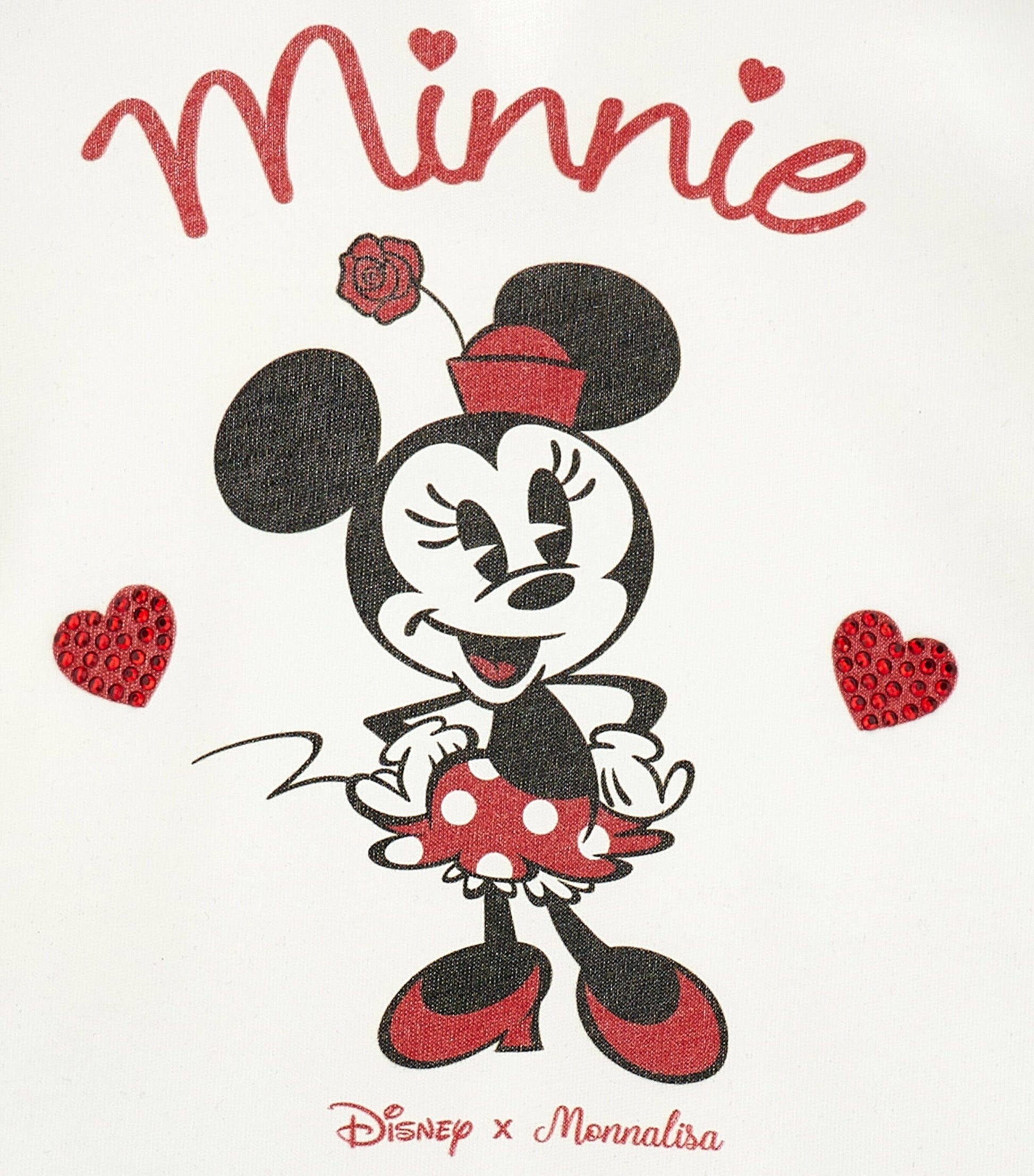 Monnalisa x Disney Rhinestone Minnie Mouse T-Shirt (3-36 Months)