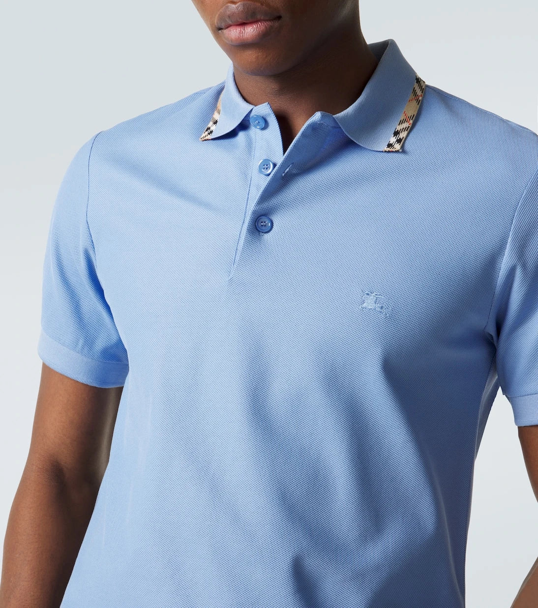 Burberry - Eddie cotton piqué polo shirt