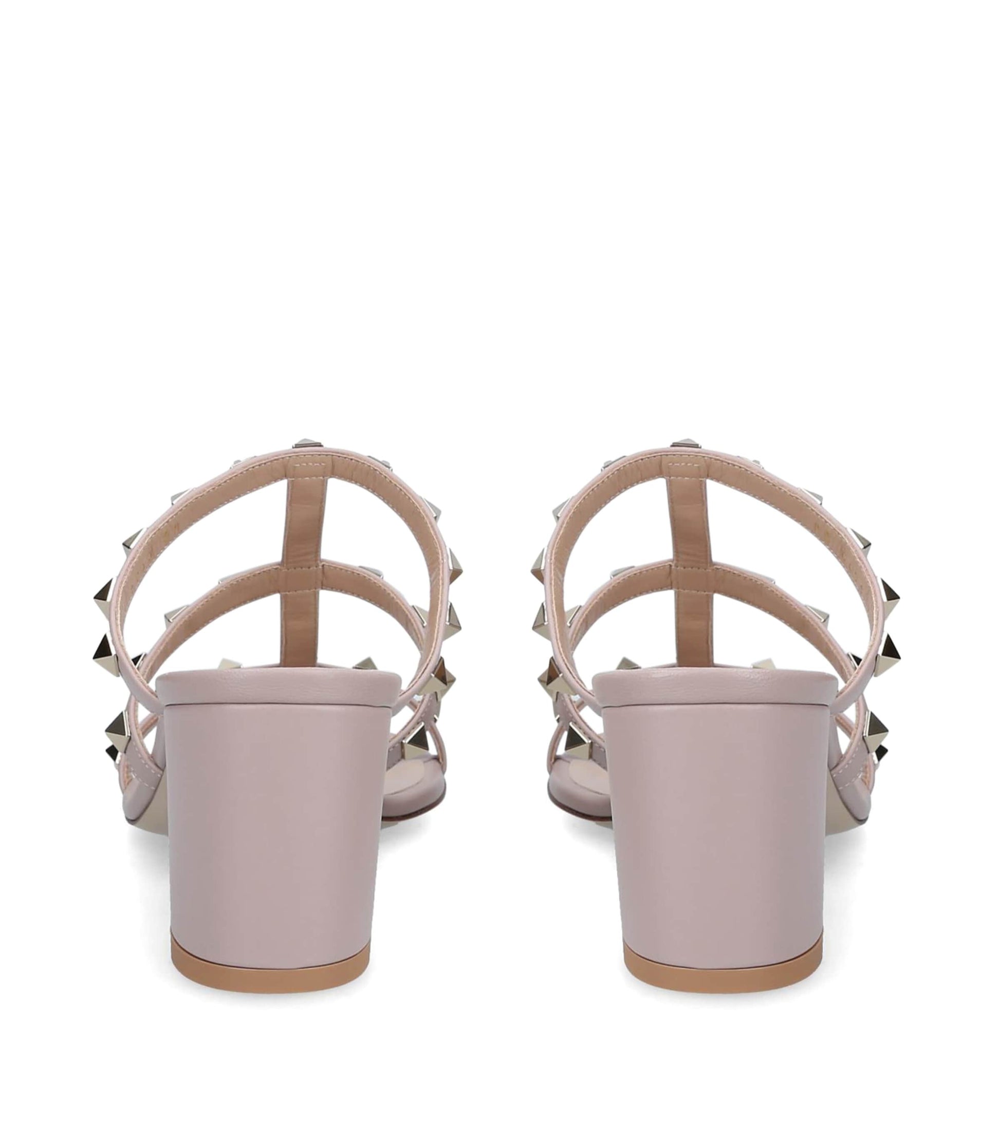 Valentino Garavani Nude Valentino Garavani Rockstud Mule Sandals 60