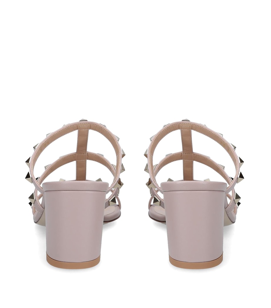 Valentino Garavani Nude Valentino Garavani Rockstud Mule Sandals 60