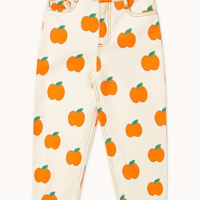Детски дънки Tinycottons APPLES STRAIGHT JEANS