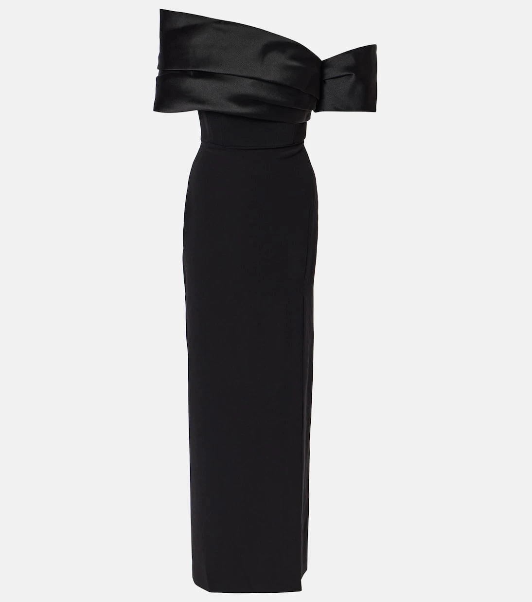 Solace London - Alexis satin-trimmed maxi dress