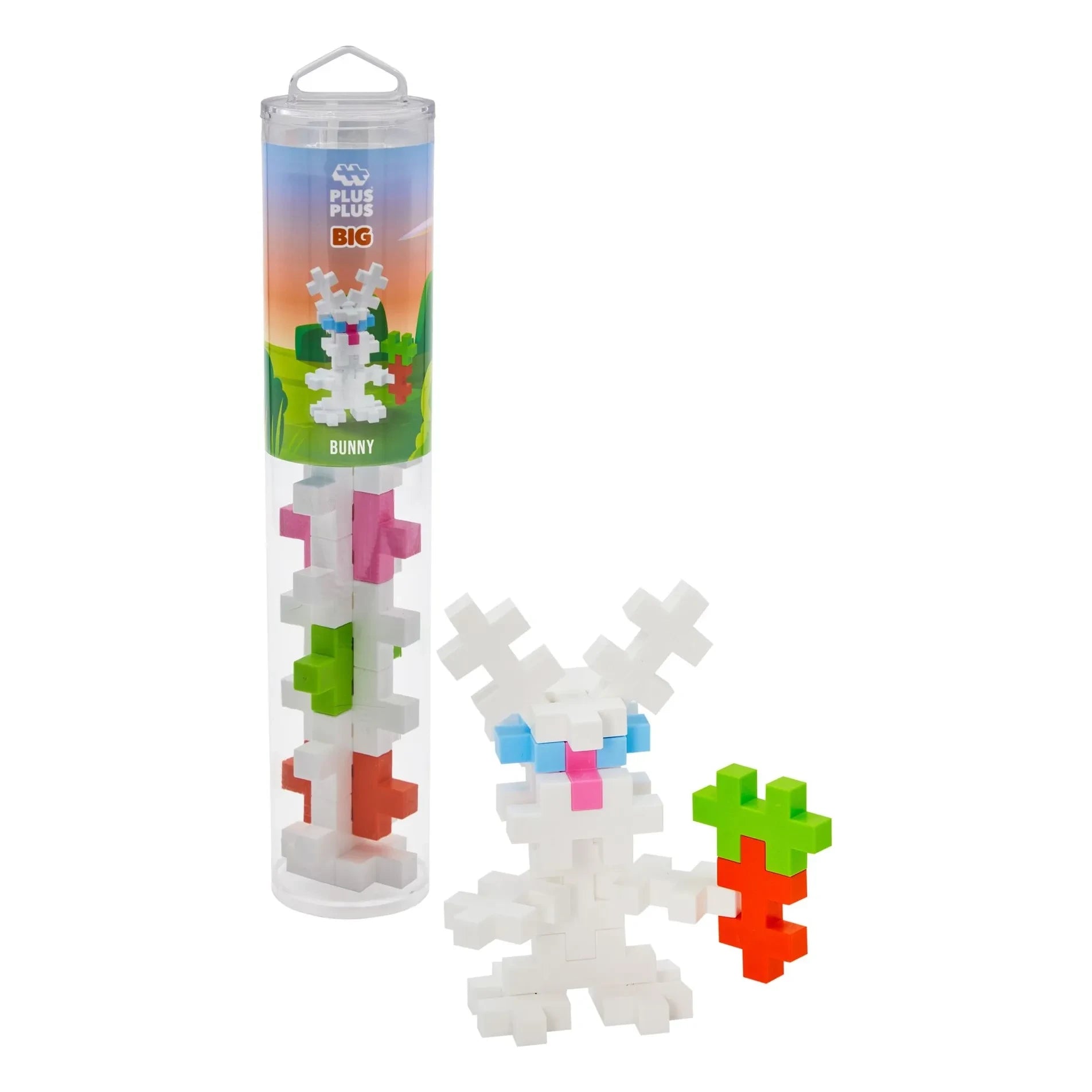 Plus-Plus - Rabbit tube - 15 pieces