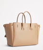 Balenciaga Brown Leather Bel Air Carry All Tote Bag