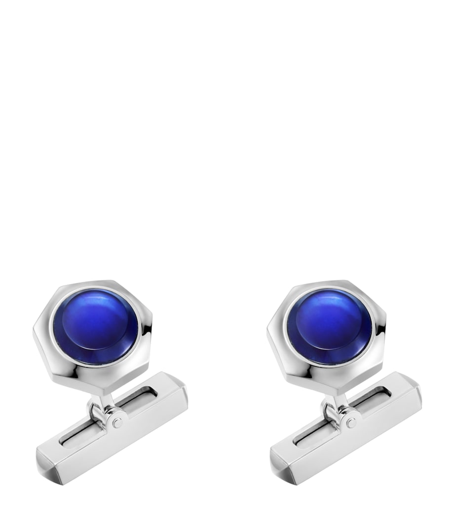 Cartier Sterling Silver Santos de Cartier Cufflinks