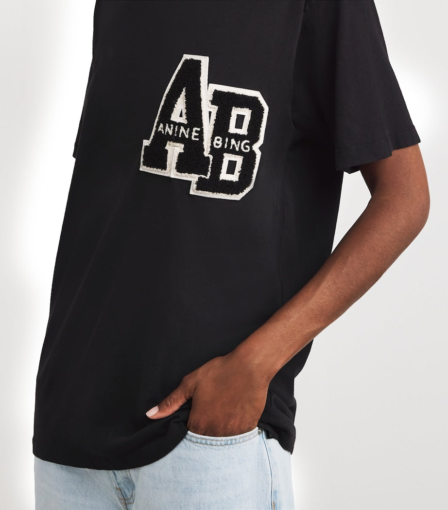 Black Chenille Patch Lili T-Shirt