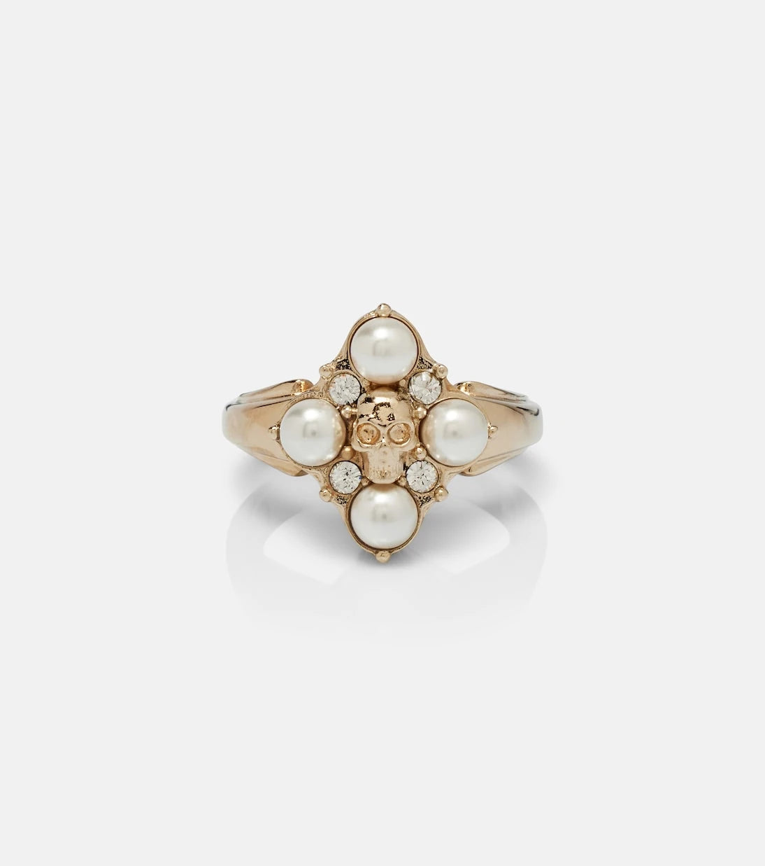 McQueen - Skull embellished ring