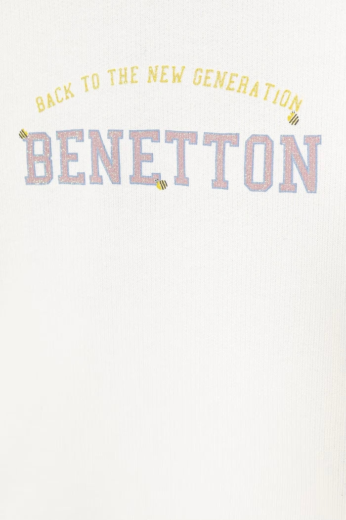 United Colors of Benetton çocuk pamuklu sweatshirt