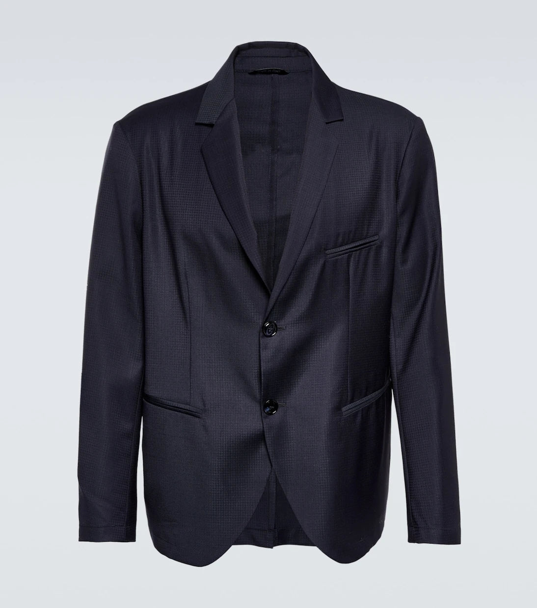 Giorgio Armani - Single-breasted virgin wool blazer