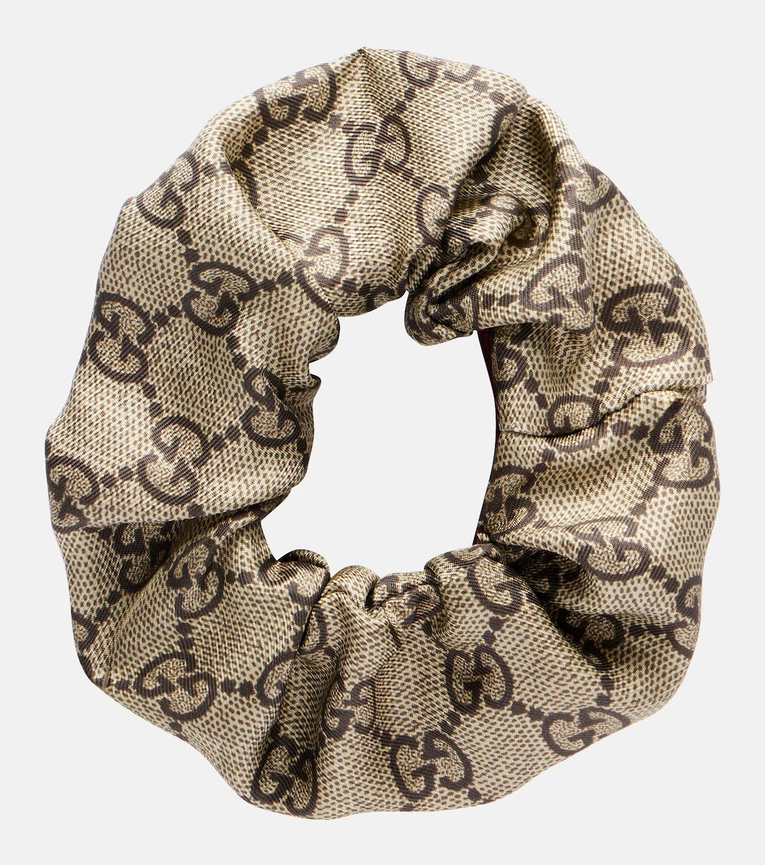 Gucci - GG jacquard silk scrunchie