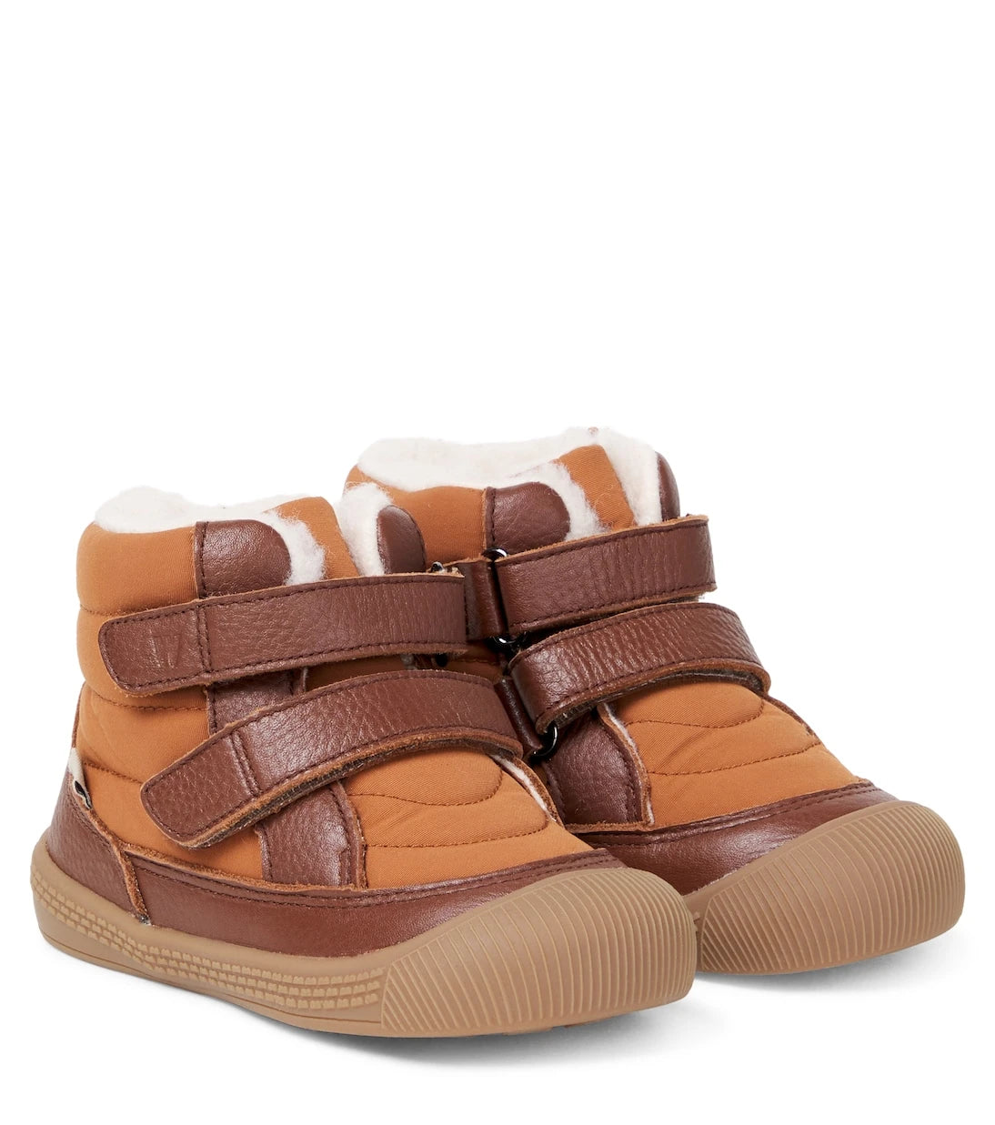 Wheat - Tex leather-trimmed boots