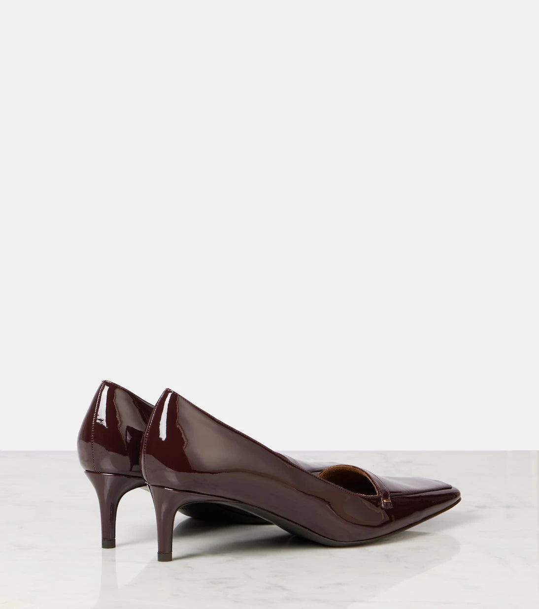 Khaite - Celia 50 patent leather pumps