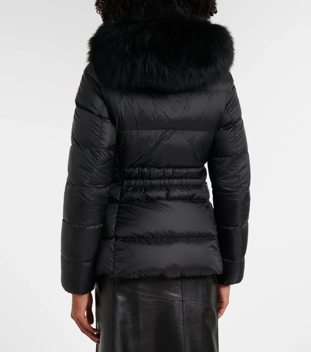 Moncler - Boed shearling-trimmed down jacket