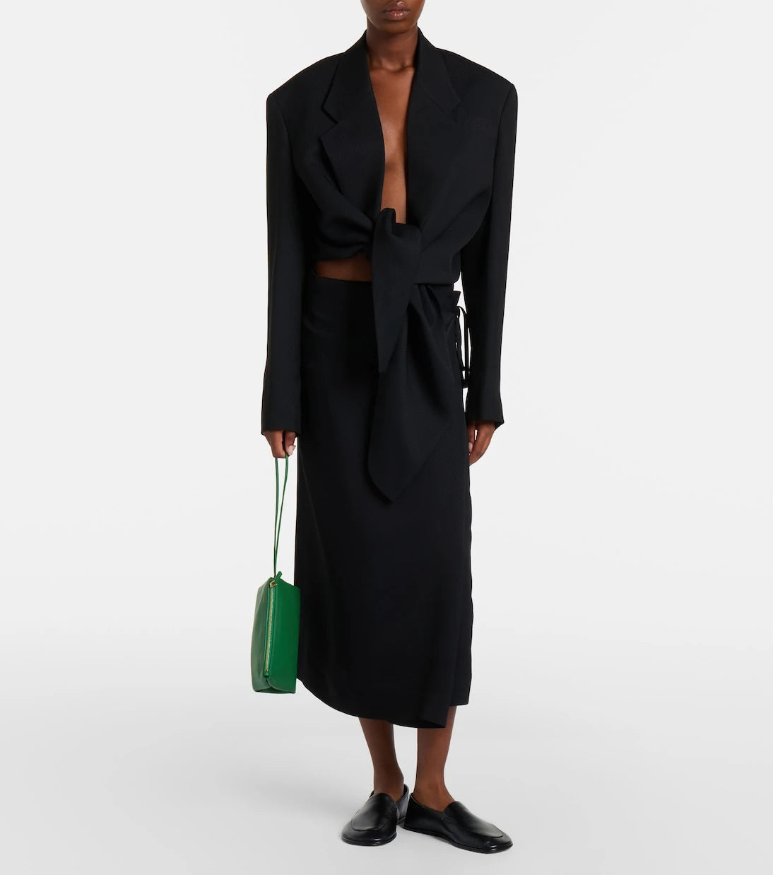 Calvin Klein Collection - Essential Case Mini leather clutch