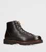 Brunello Cucinelli Leather Lace-Up Hiking Boots