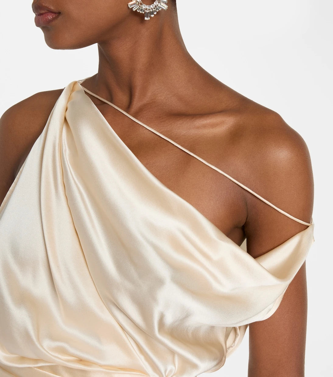 The Sei - Draped silk satin gown